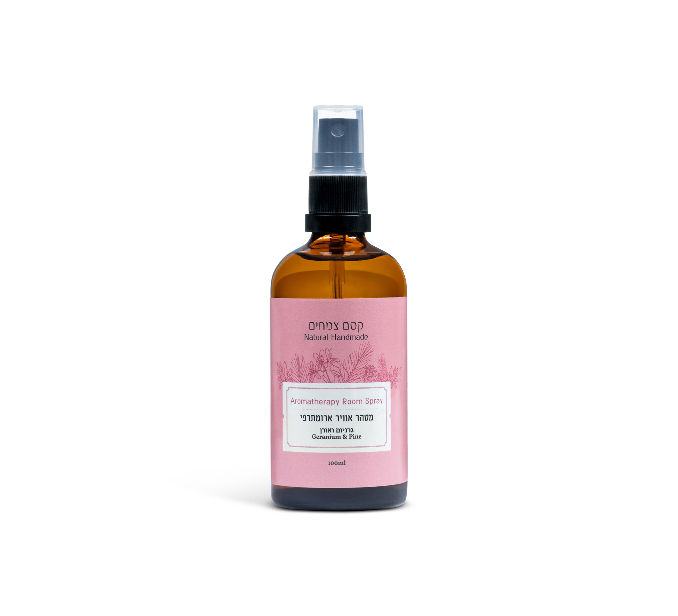 מטהר אוויר ארומתרפי - גרניום אורן 100ML